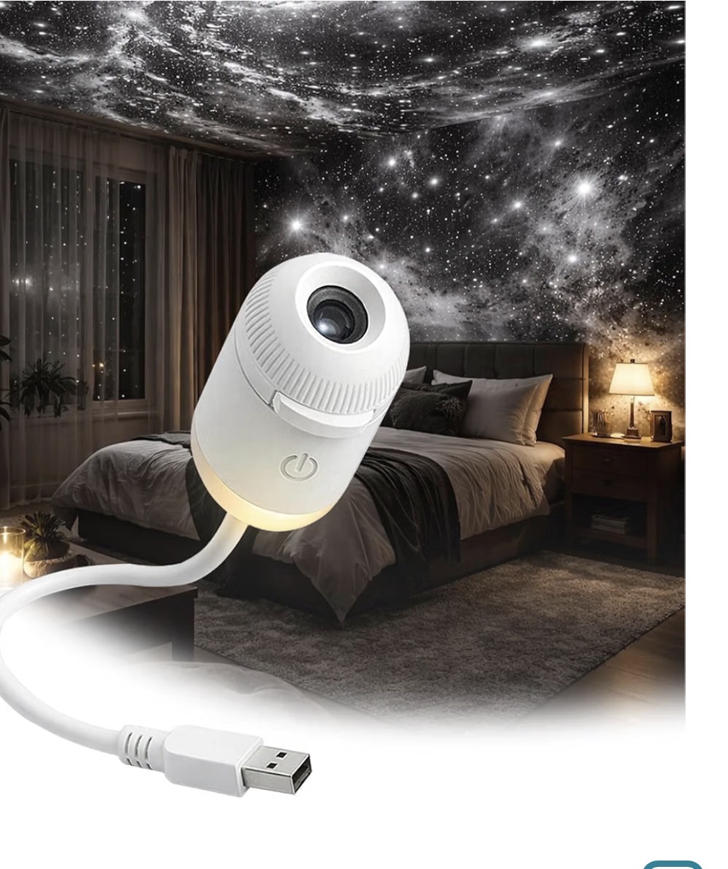 Galaxy projector night light